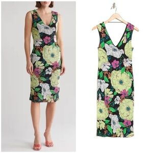 AFRM LOS ANGELES Ariana Sleeveless Dress in Floral Print‎ Size S